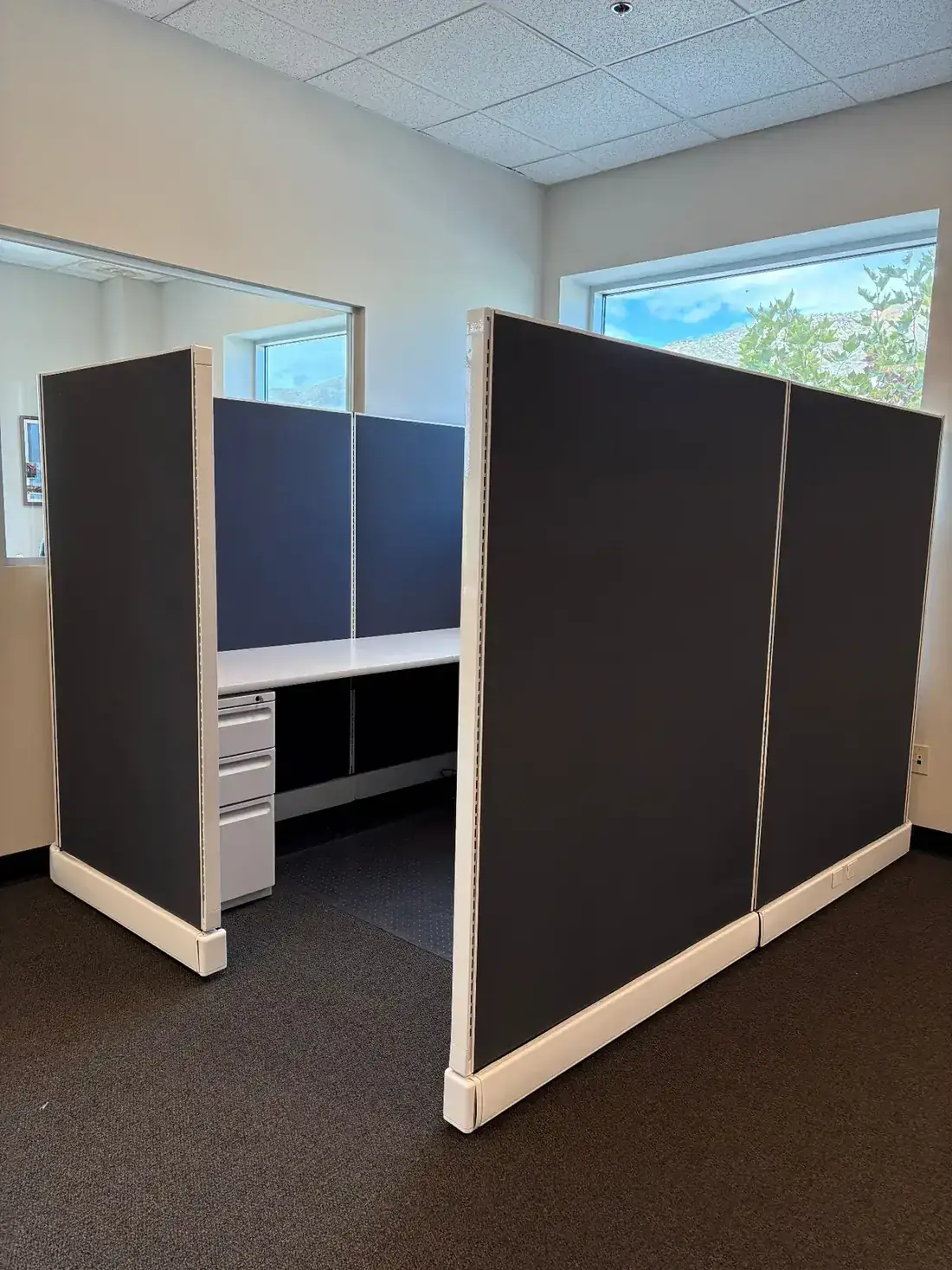 Grey Cubicles American Office Furniture