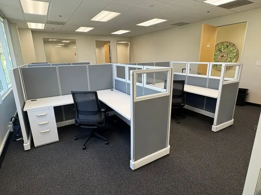 Grey Cubicles American Office Furniture
