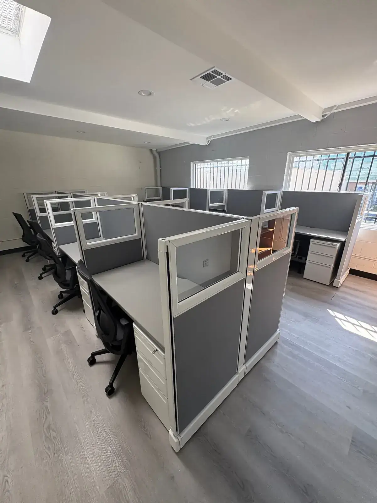 Grey Cubicles American Office Furniture