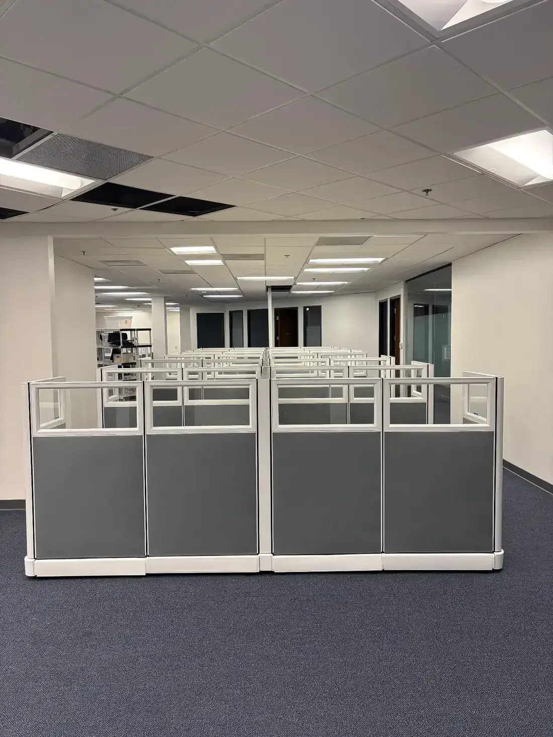 Grey Cubicles American Office Furniture — New & Used Office Furniture in Santa Ana, CA