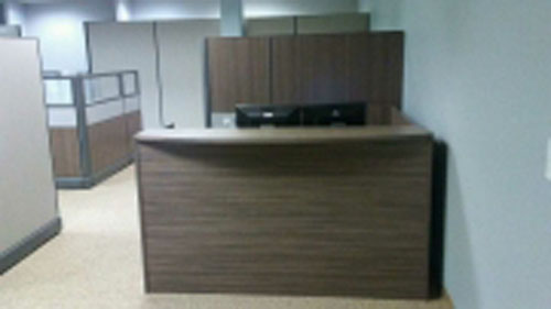 Custom Refurbished Reception Cubicles OC