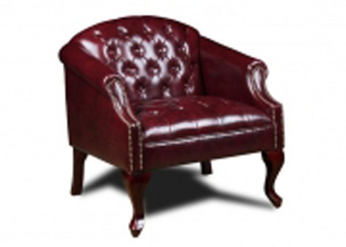 Traditional Mahogany Finish Lounge Chair BR99801