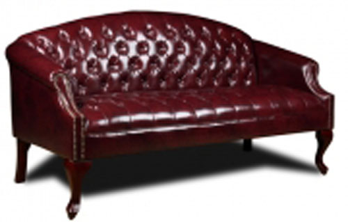 New Traditional Style Burgundy Couch BR99803 Tustin