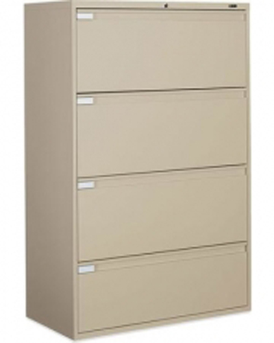 Light Grey Color Global 5 Drawer Lateral File Cabinet