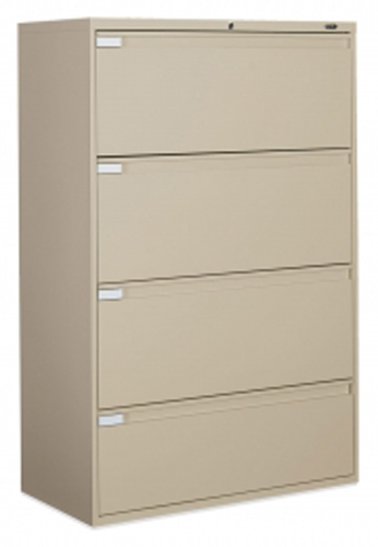 Light Grey Colored 4 Drawer File Cabinet Laguna Niguel