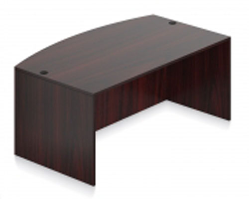 OTG Laminated Executive Bow Front Desk Shell in LA