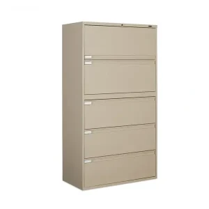 Global 9336P Series 5 Drawer Lateral File 36" Wide