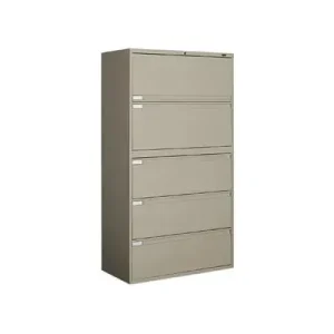 Global 9342P Series 5 Drawer Lateral File 42" Wide