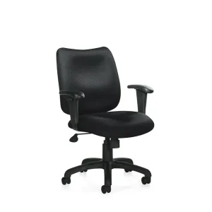 Global Black Tilter Task Chair with Arms