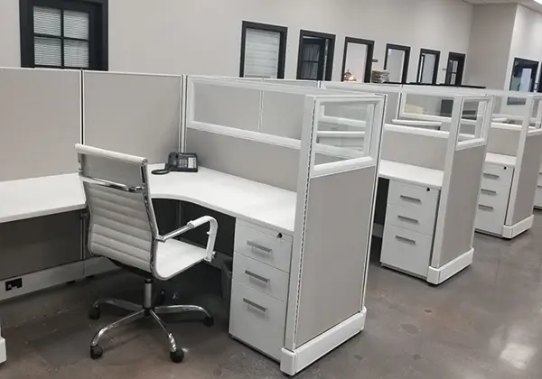 Glass Top Refurbished/USed Cubicles for Riverside, CA