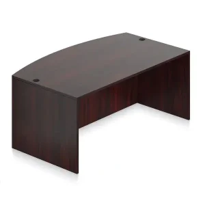 OTG Laminated Executive Bow Front Desk Shell in LA