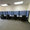 Refurbished Telemarketing Cubicles with Fabric Finish