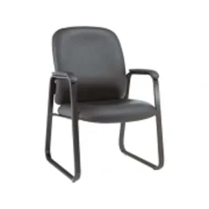 Black Leather Sled Chair Orange County, California