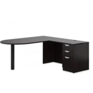 L Shaped Laminated Bullet Desk Orange County, CA